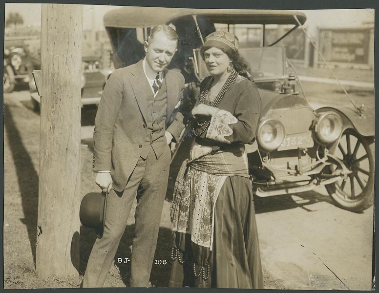 George M. Cohan and Ethel Barrymore Original Wire Photograph