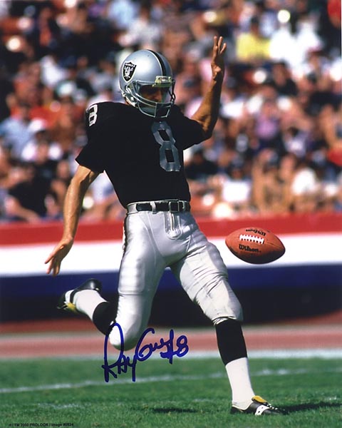 Ray Guy Signed & Inscribed Photograph