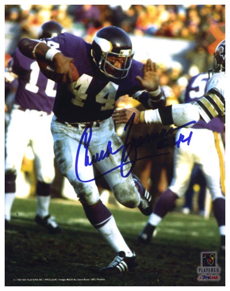 Chuck Foreman Minnesota Vikings Signed Photograph