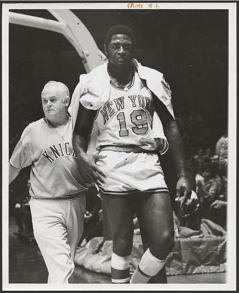 Willis Reed Original 1970 NBA Championship Wire Photograph