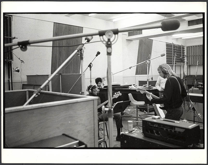 Original 11 X 14 Stephen Paley Photograph of Duane Allman With Aretha Franklin