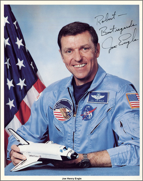 Astronaut Joe Henry Engle Signed & Inscribed Official NASA Photograph
