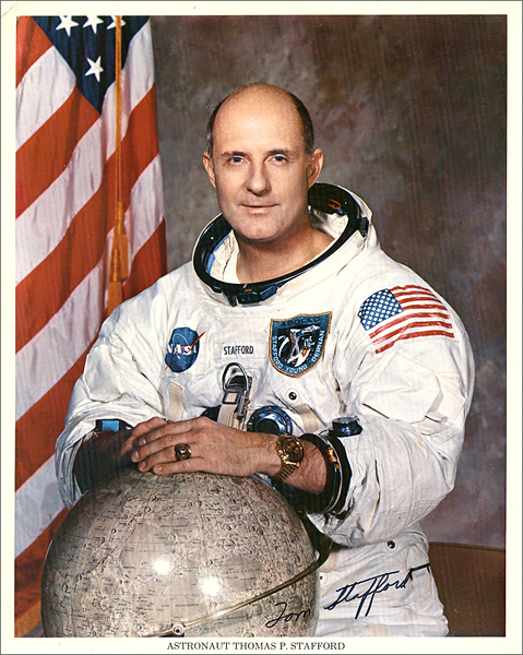 Astronaut Thomas P. Stafford Signed Official NASA Photograph