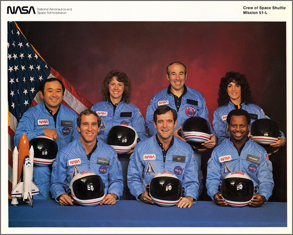 Challenger Crew Official NASA Photograph and Biographies