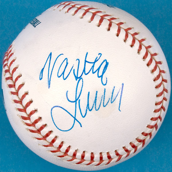 Nastia Liukin and Amanda Beard Signed Official Major League Baseball
