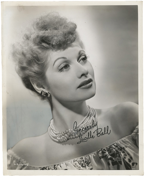 Lucille Ball Vintage Exhibit Card Proof Photograph by Bachrach