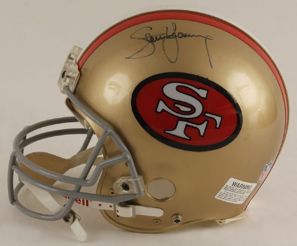 Steve Young Autographed Official San Francisco 49ers NFL Helmet