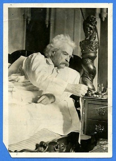 Samuel Clemens (Mark Twain) Original Photograph (1908)