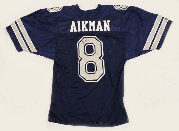 Troy Aikman Signed 1994 Dallas Cowboys 75th NFL Anniversary Jersey