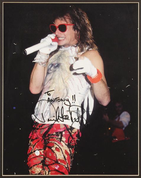 David Lee Roth Original Signed and Inscribed Photograph