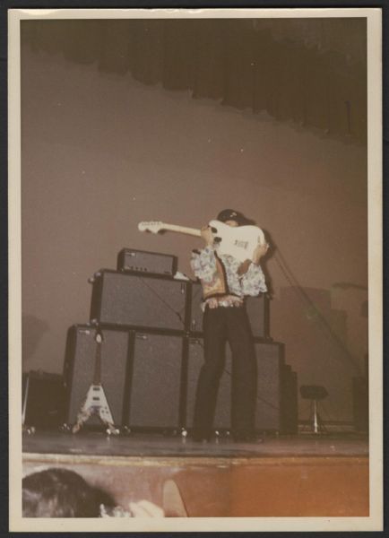 Original Jimi Hendrix 5x7 Concert Photograph