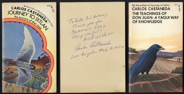Carlos Castaneda Handwritten Signed Letter