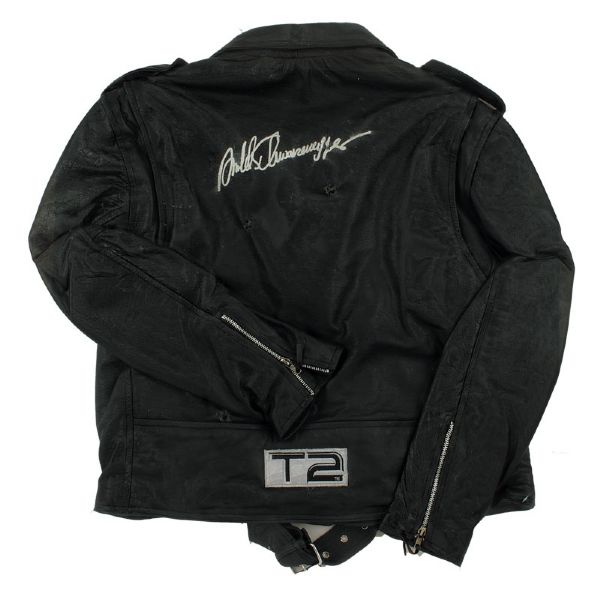 Arnold Schwarzenegger Signed Terminator 2: Judgment Day Leather Jacket