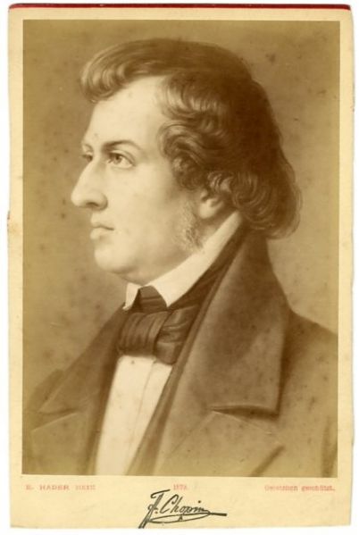 Frederic Chopin Nineteenth-Century Cabinet Card
