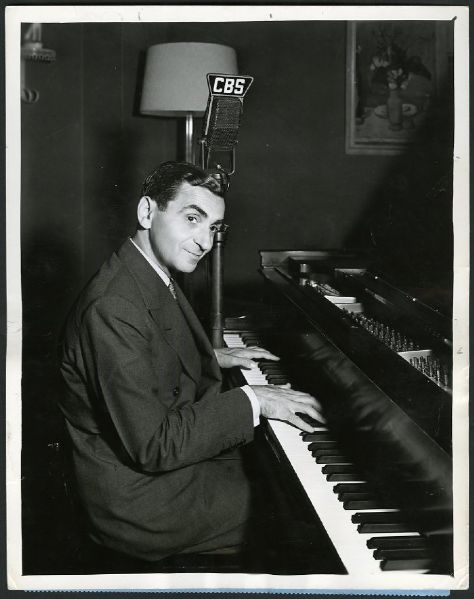 Irving Berlin Original CBS Wire Photograph