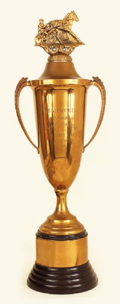 1946 Maywood Park Inaugural Harness Racing Trophy (Chicago)