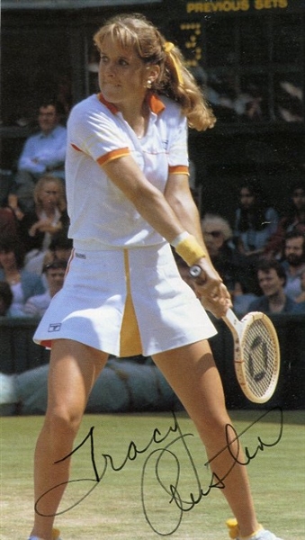 Tracy Austin Signed Magazine Picture