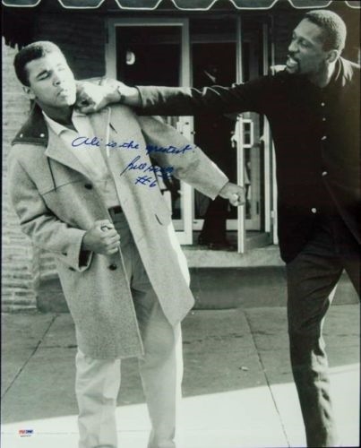 Bill Russell Signed & Inscribed “Ali is the Greatest” Photograph (16x20) 