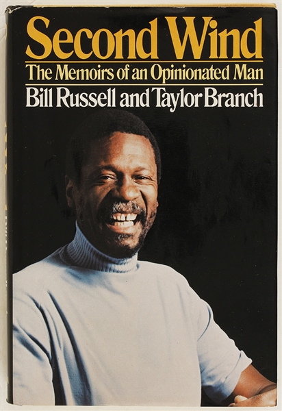 Bill Russell Signed & Inscribed Memoirs Book Second Wind