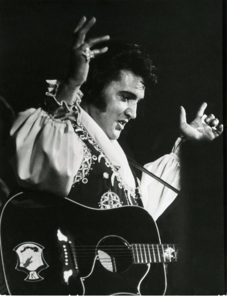 Item Detail Elvis Presley 1975 Original Photograph by Ron Galella (Nassau Coliseum Concert)