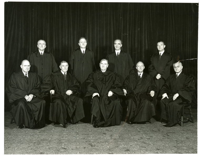 1941 U. S. Supreme Court “The Stone Court” Original Photograph