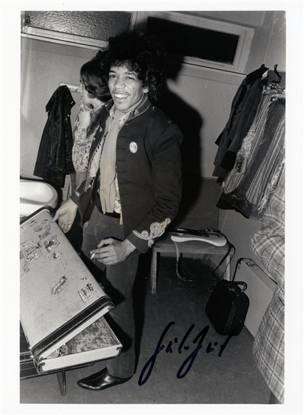 Jimi Hendrix Original Photograph Signed by Photographer