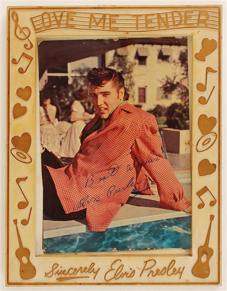 Elvis Presley 1956 Love Me Tender Frame and Photograph