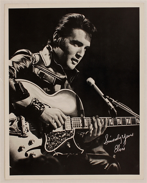 Elvis Presley 1970 Las Vegas International Hotel Concert Card