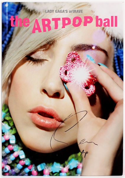 Lady Gaga Signed ARTPOP Book