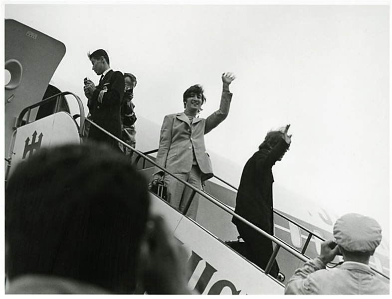 The Beatles Original Gunter Zint Stamped Photograph