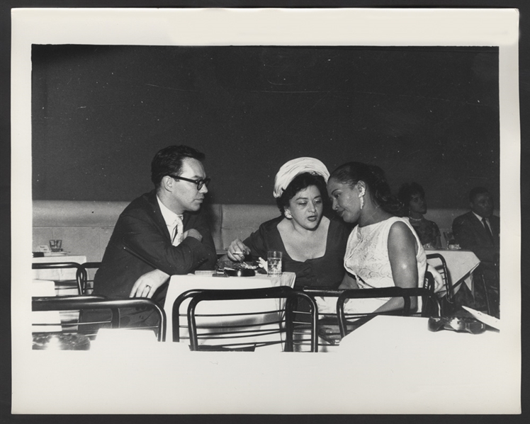 Billie Holiday Original Quackenbush Stamped Photograph