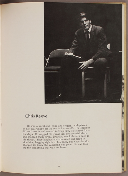  Original High School Year Book with Superman Christopher Reeve