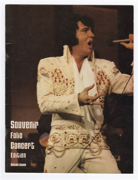Elvis Presley Original Souvenir Folio Concert Edition Volume Seven Program