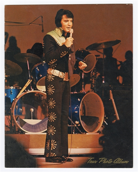 Elvis Presley Original Concert Tour Photo Album Program
