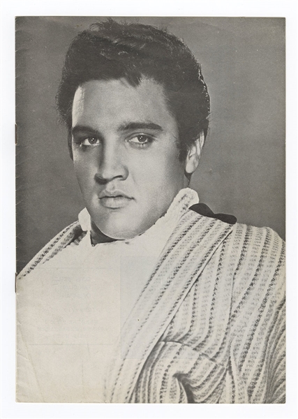 Elvis Presley Rare 1957 Original Japanese Jailhouse Rock Movie Program