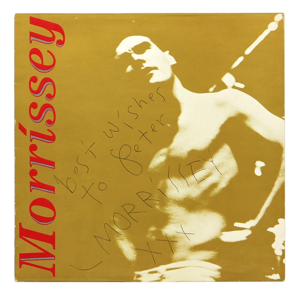 Morrissey Signed & Inscribed “Suedehead” Record JSA