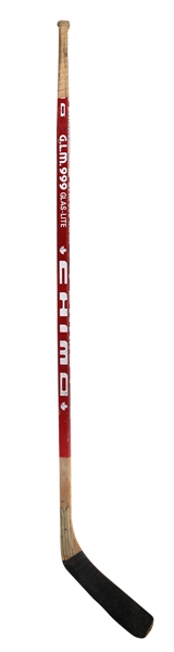 Paul Ysebaert Detroit Red Wings Game Used Hockey Stick