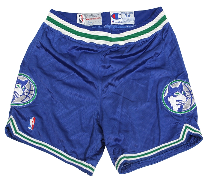 Minnesota Timberwolves 1992-93 Game Worn Shorts