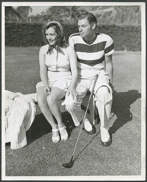 Original Lupe Velez and Johnny Weismuller Wire Photograph