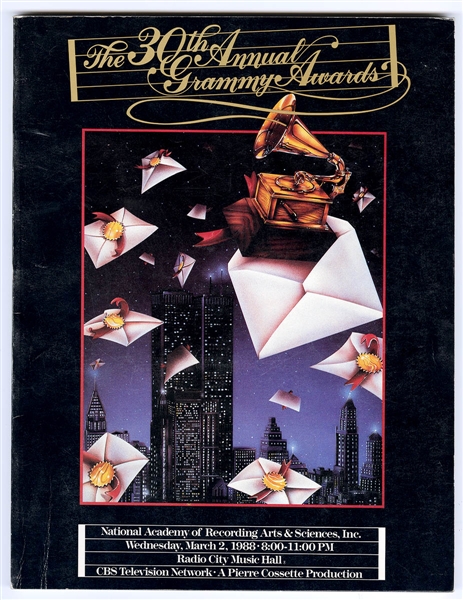 Michael Jackson Owned 30th Annual Grammy Awards Program