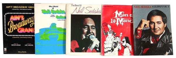 Neil Sedaka Lot of Books and Broadway Programs