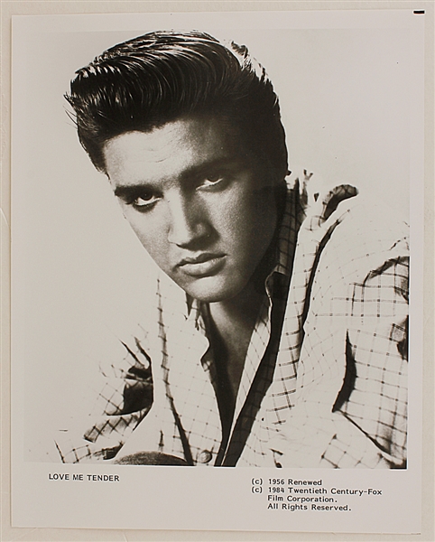Elvis Presley Love Me Tender Publicity Photograph