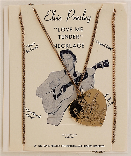Elvis Presley Rare 1956 EPE Love Me Tender Necklace