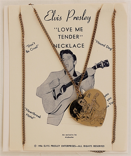 Elvis Presley Rare 1956 EPE Love Me Tender Necklace