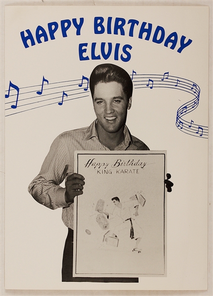 Elvis Presley Limited Edition Happy Birthday Folder
