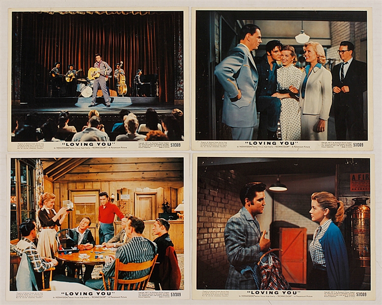 Elvis Presley Loving You Rare Lobby Display Cards