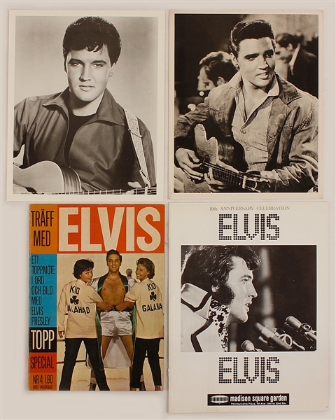 Elvis Presley Swedish Magazine and Promotional Materials